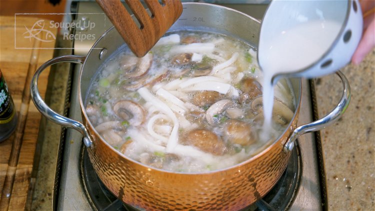 Image of Quickly mix 2.5 tbsp of water with 2.5 tbsp of...