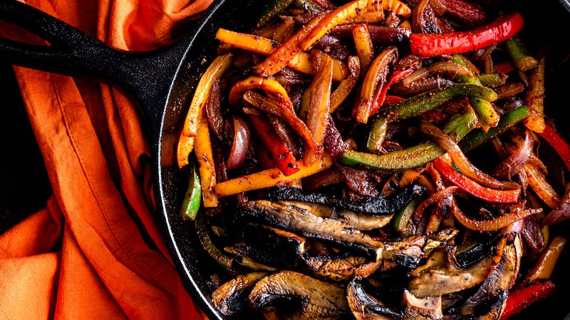 Image of Sheet Pan Mushroom Fajitas