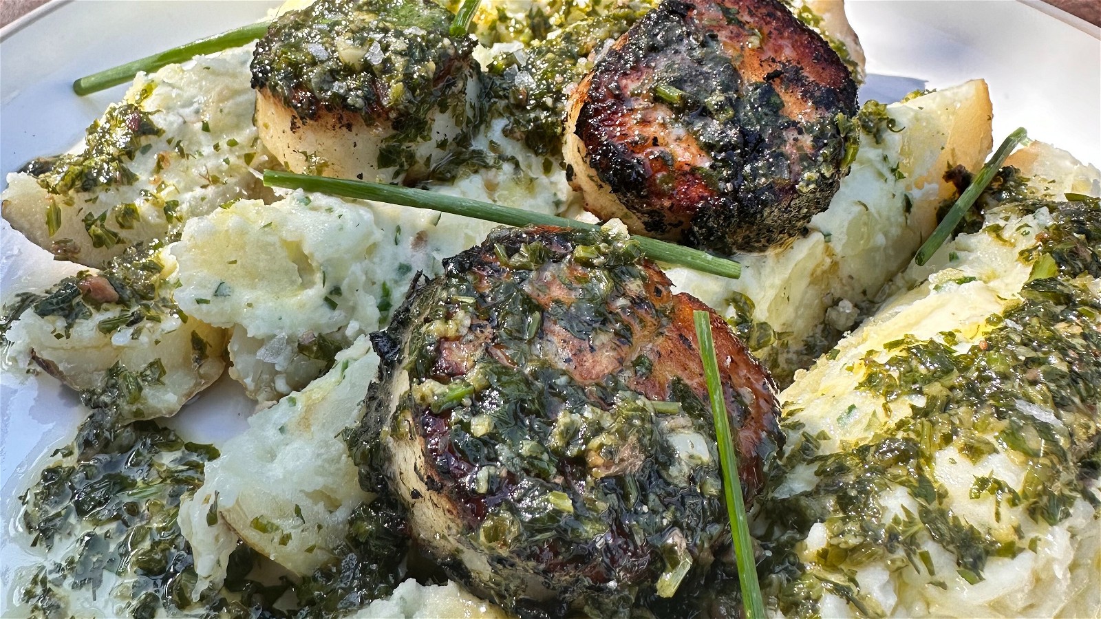 Image of Anchovy Garlic Butter Seared Scallops
