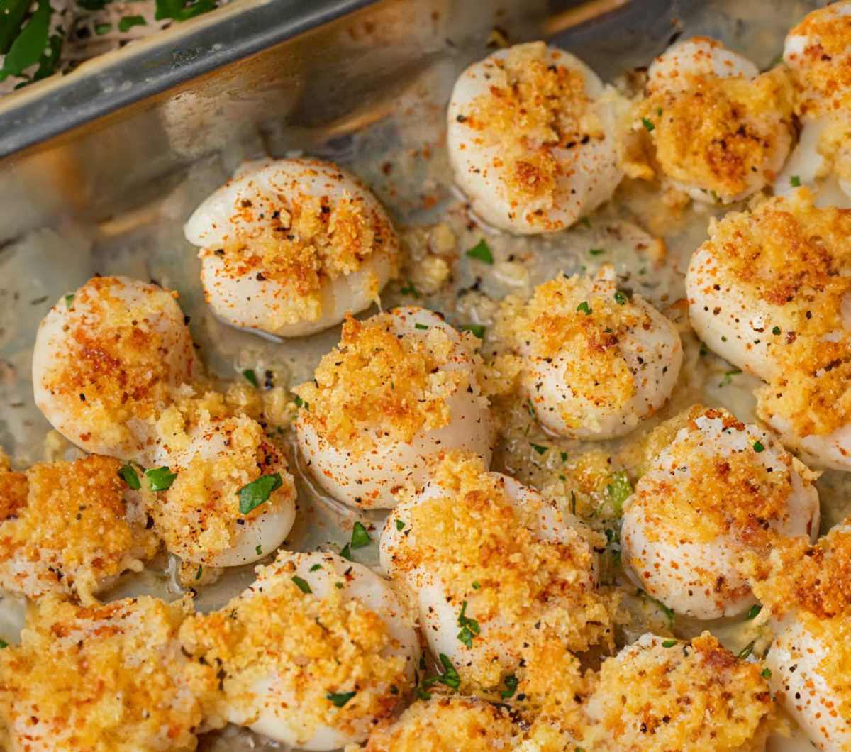 Crispy Baked Scallops