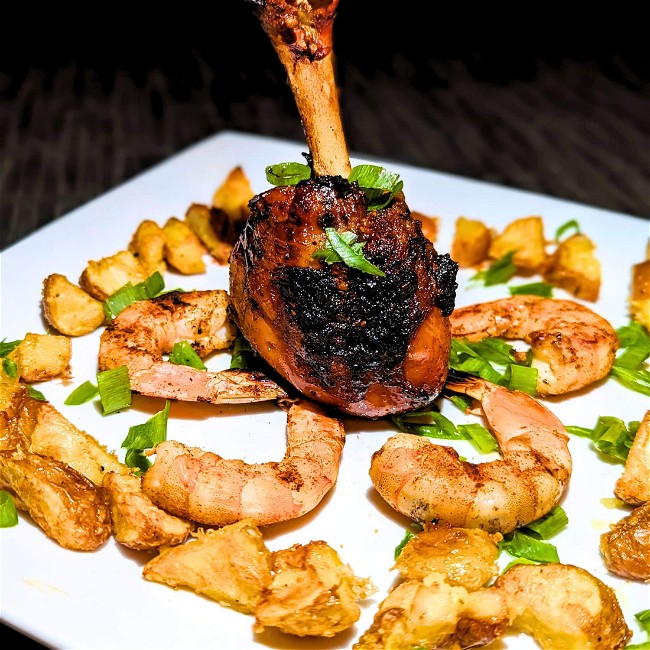 Image of Marc's Vampepper Chicken Lollipops with a Honey-Soy Glaze