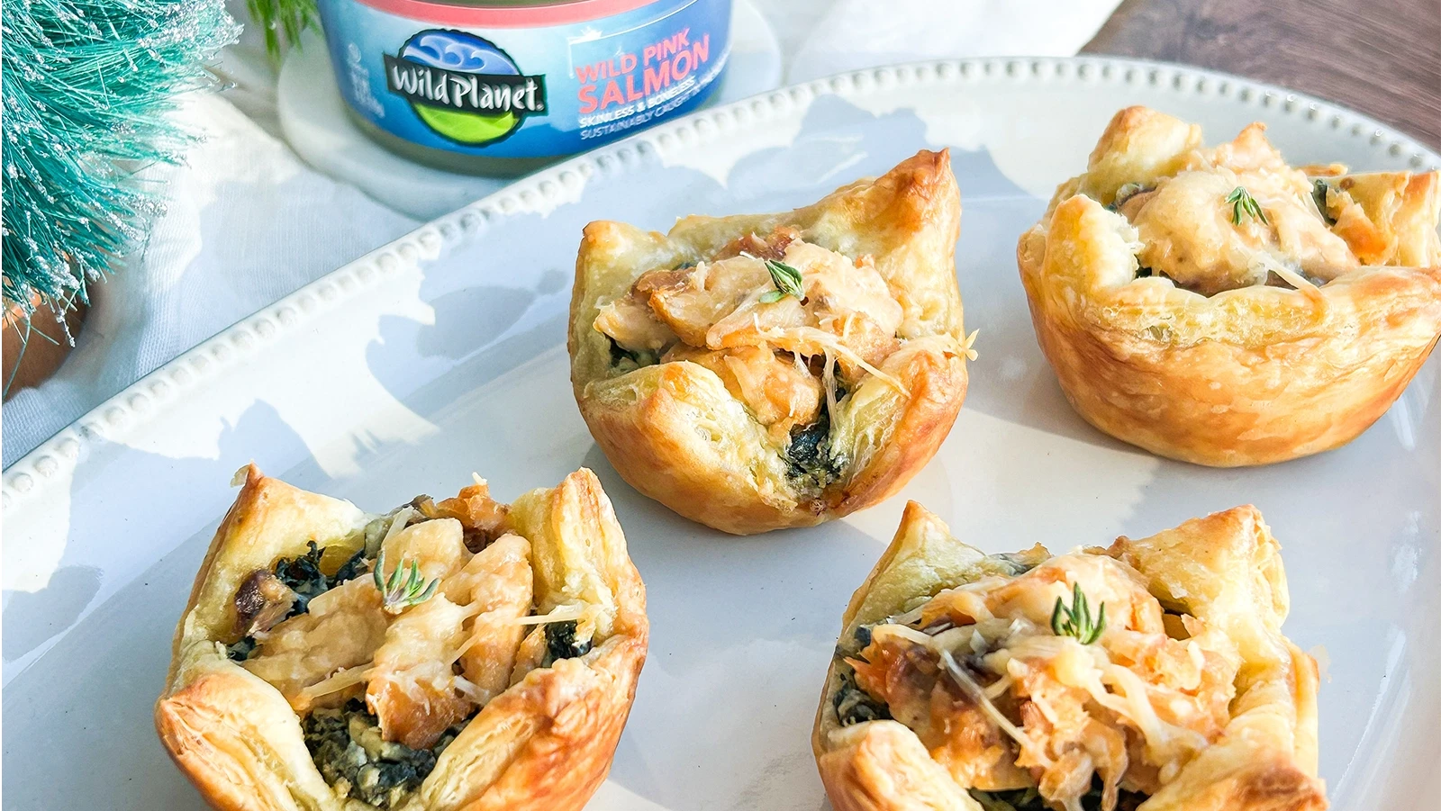 Salmon en Croute Bites | Wild Planet Foods recipe