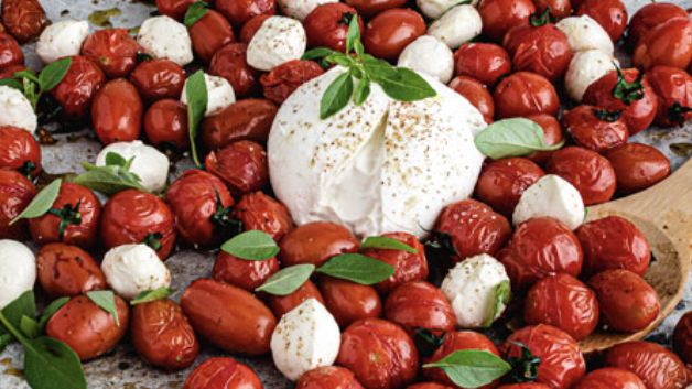 Image of Salade de tomates cerise rôties & mozzarella Healthy