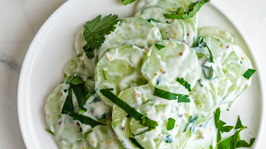 Image of Salade de concombre et sa sauce Healthy