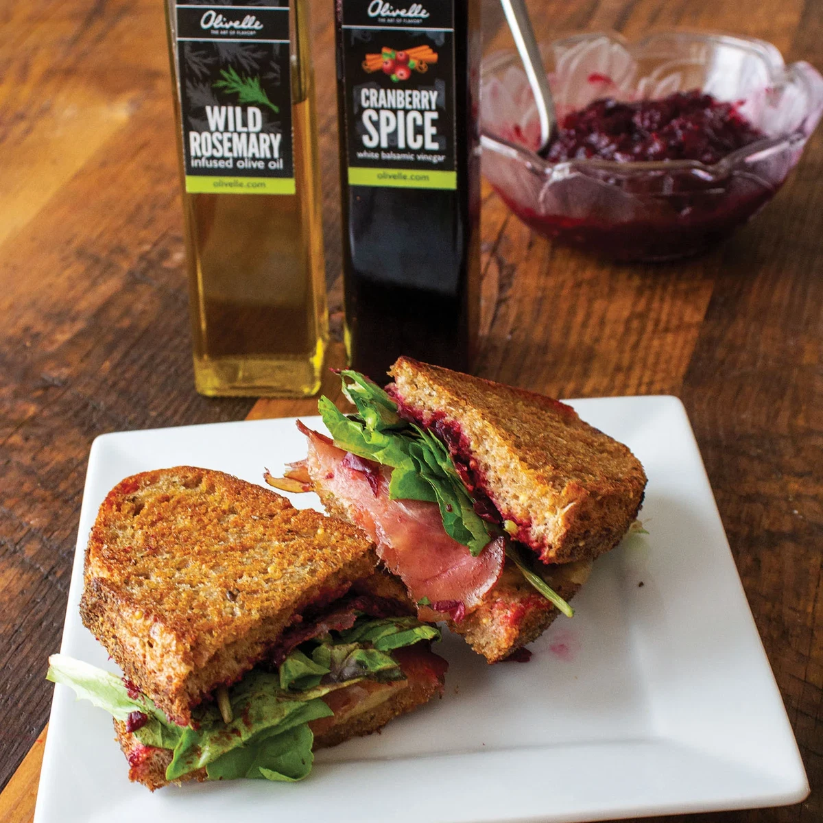 Cranberry & Herb Grilled Cheese