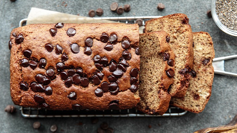 Image of Chia Chocolate Chip Banana Bread