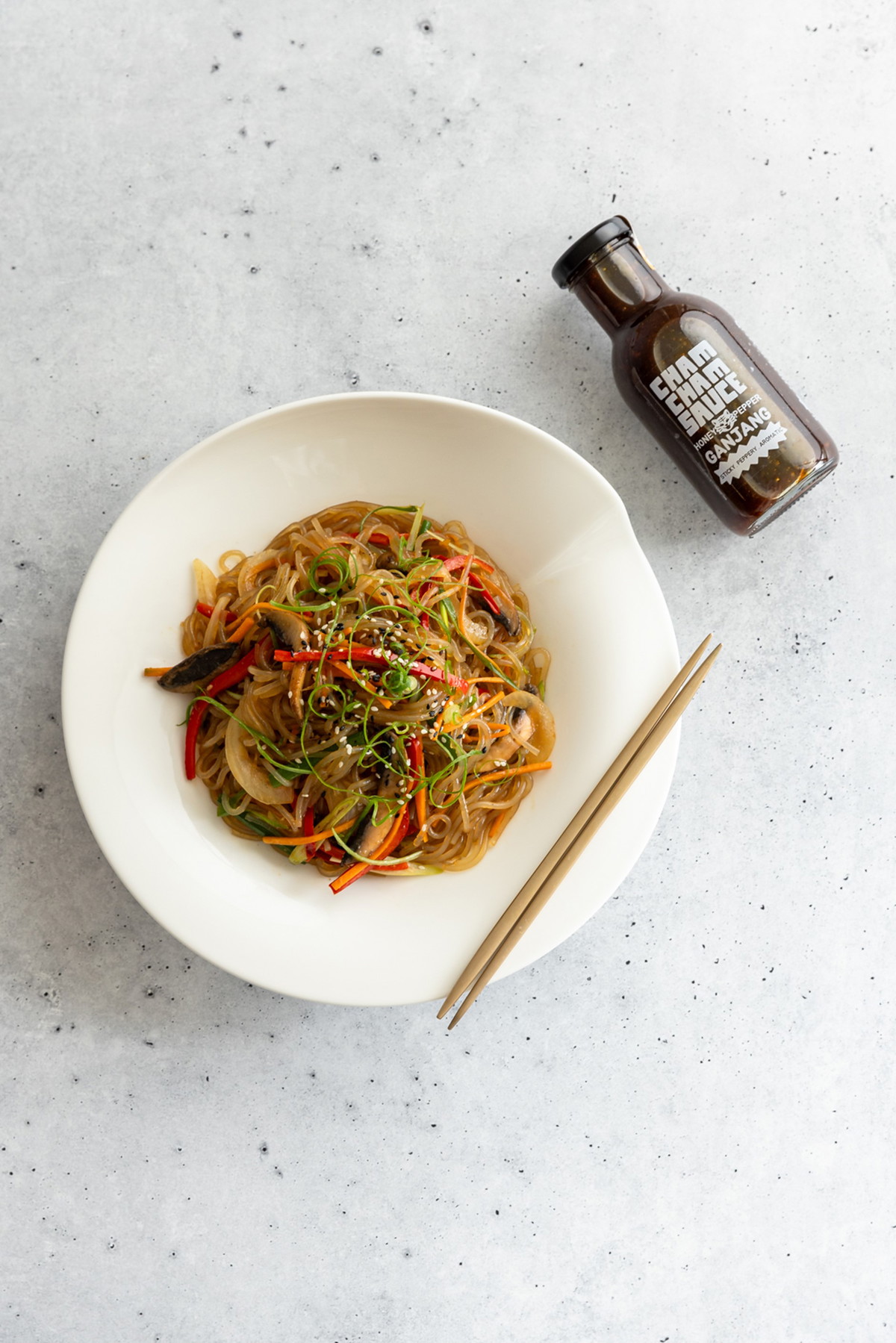 Honey Pepper Japchae 