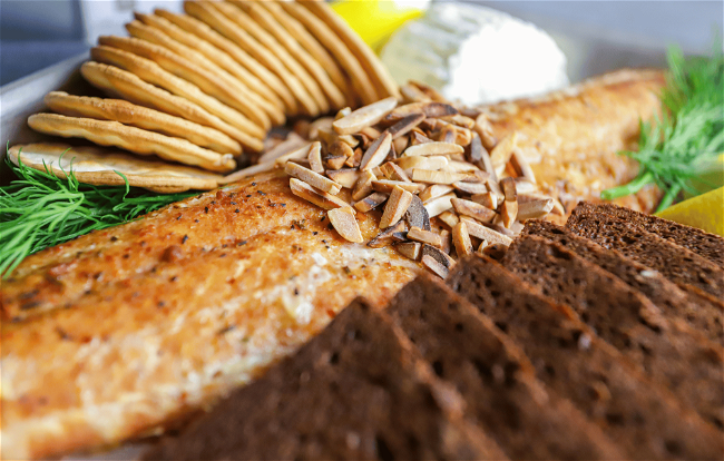 Image of Truffle Butter Smoked Walleye