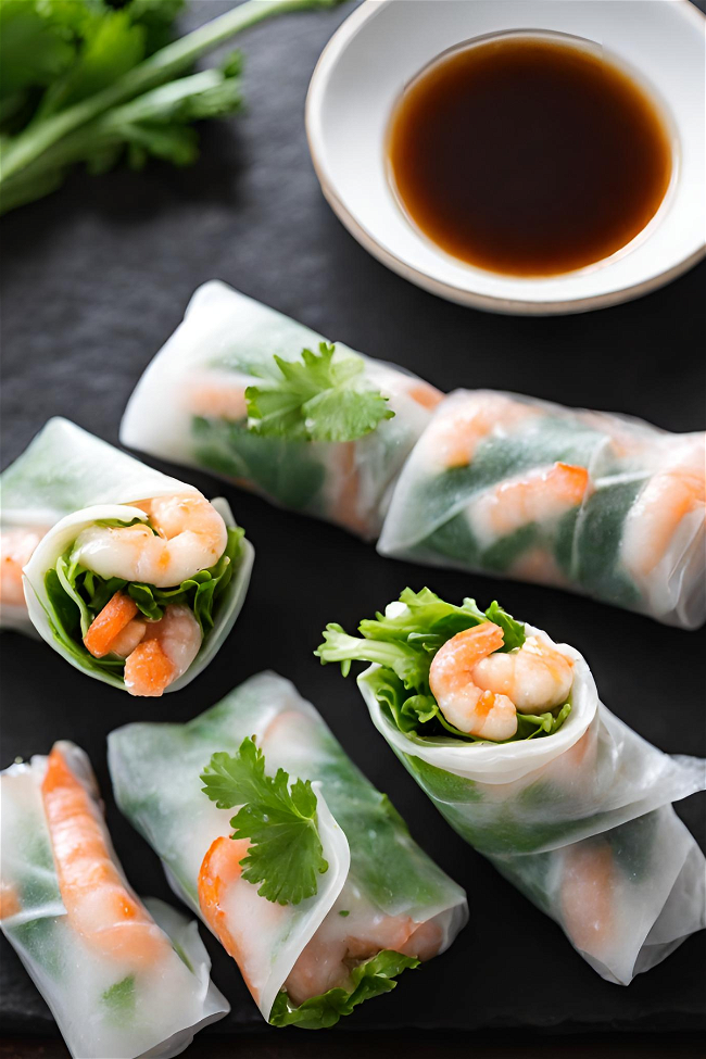 Image of Fresh Shrimp Spring Rolls