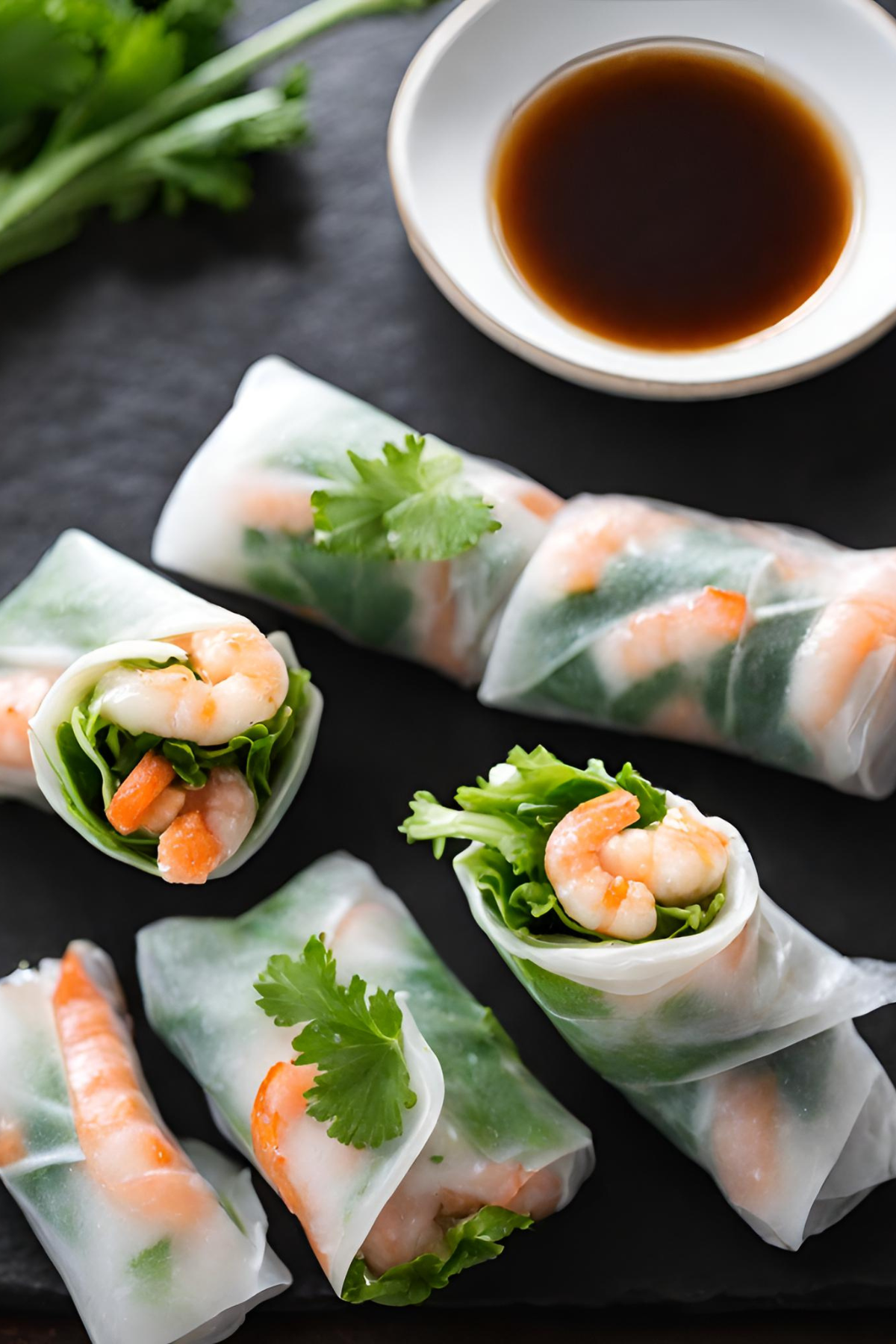 Fresh Shrimp Spring Rolls