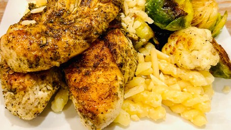 Image of Chicken Tenders and Roasted Vegetable Primavera