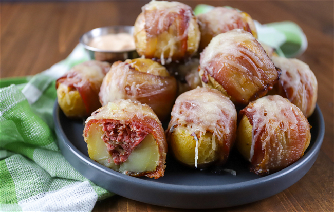 Image of Reuben Potato Poppers