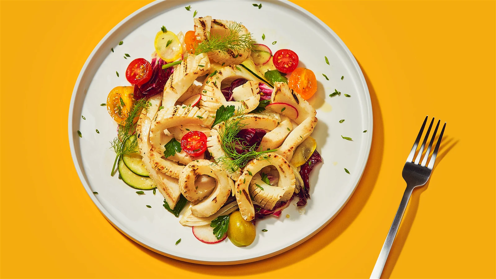 Image of Boldly Grilled Calamari* Salad