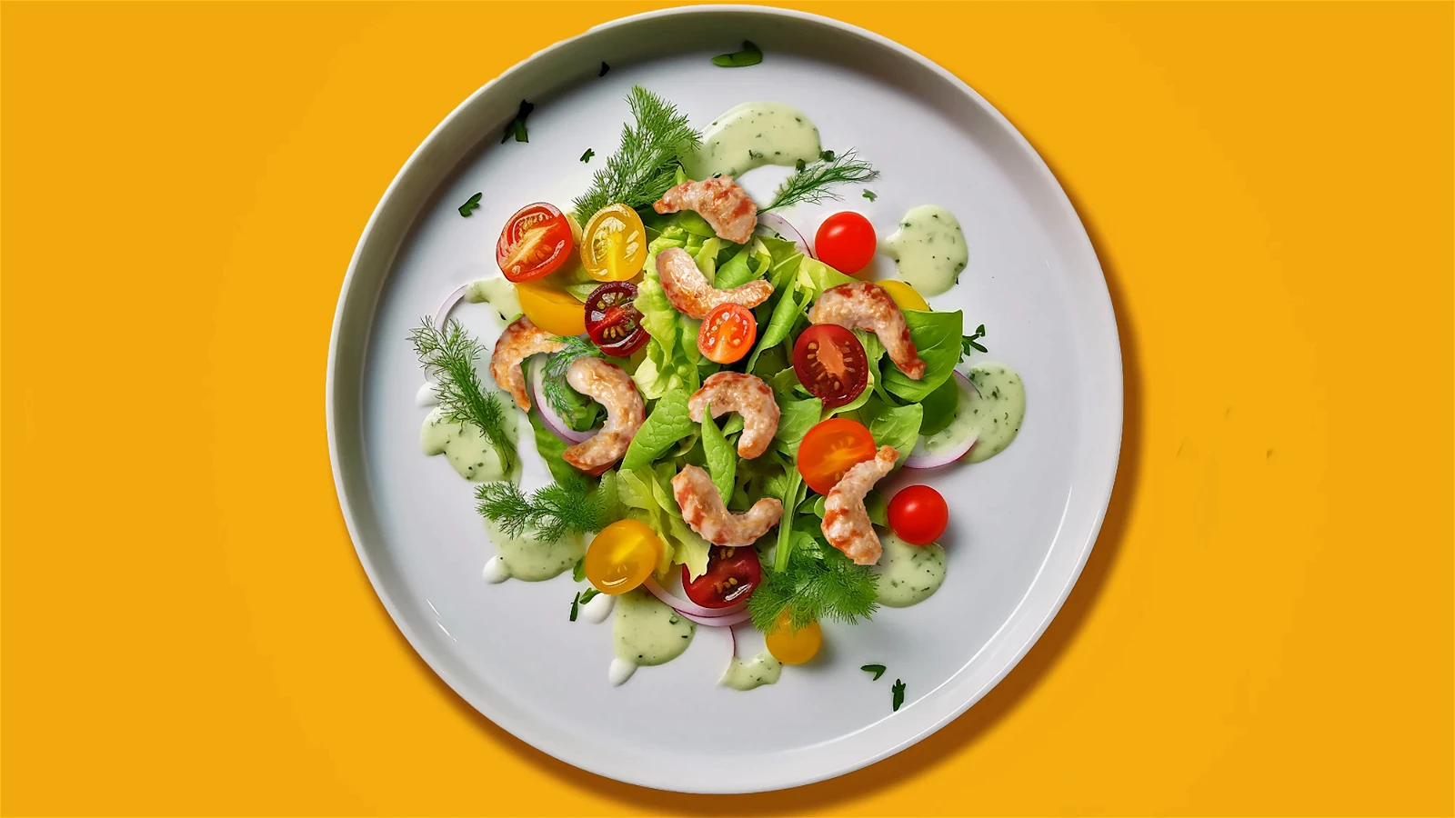 Image of Boldly Grilled Baby Shrimp* Salad
