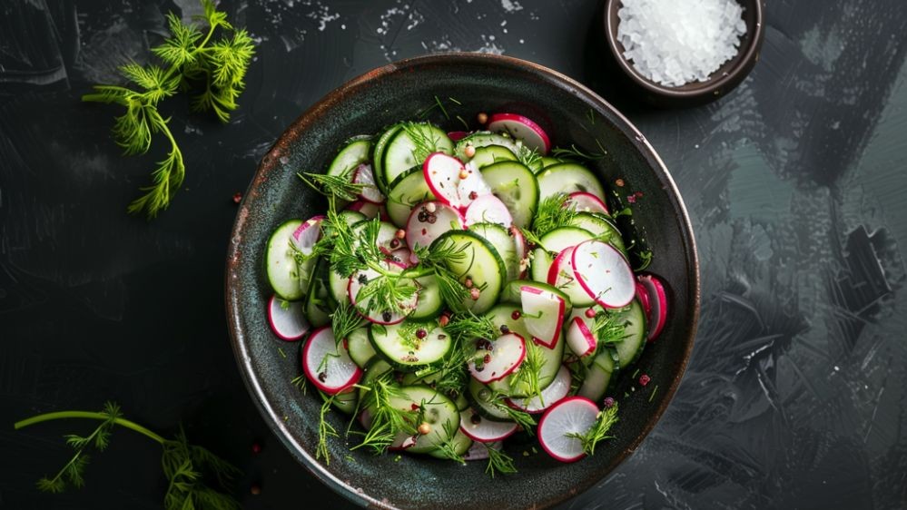 Image of Radieschen-Gurken-Salat