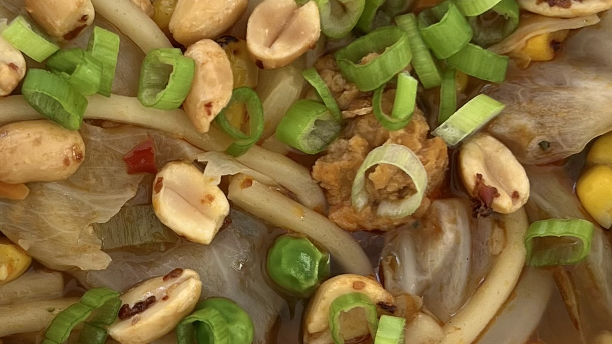 Image of Peanutty Chicken Noodle Soup