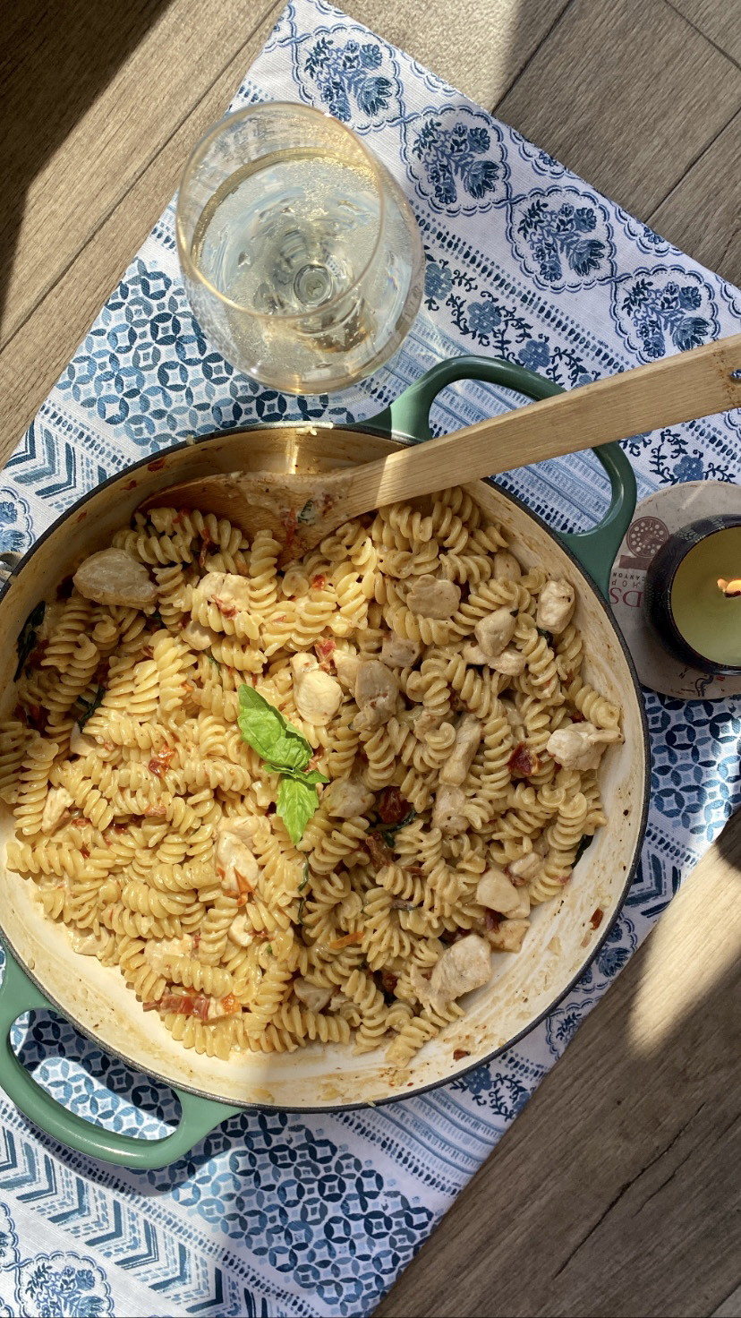 One-Pot Tuscan Chicken Pasta
