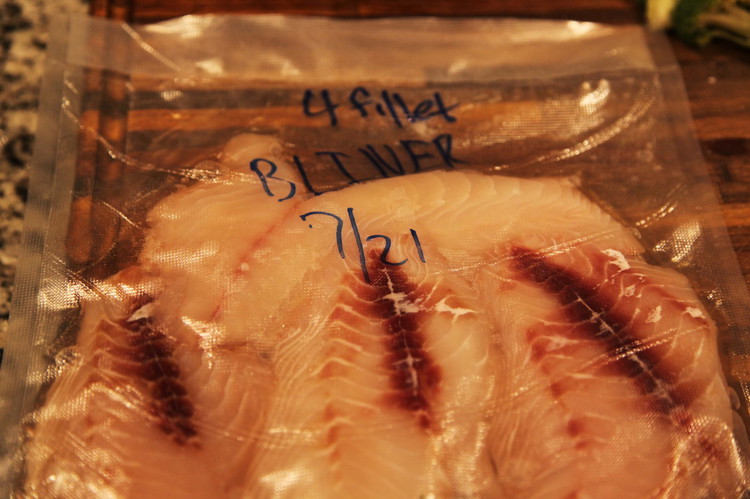 Image of So start by thawing out your fresh caught and quickly frozen gulf fish. Ok, Ok…. Just use the freshest snapper or grouper you can find with filets no thicker than 3/4 inch. You might need to butterfly or cut thicker...