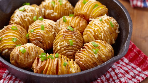 Image of Jalapeño Cheddar Hasselback Potatoes