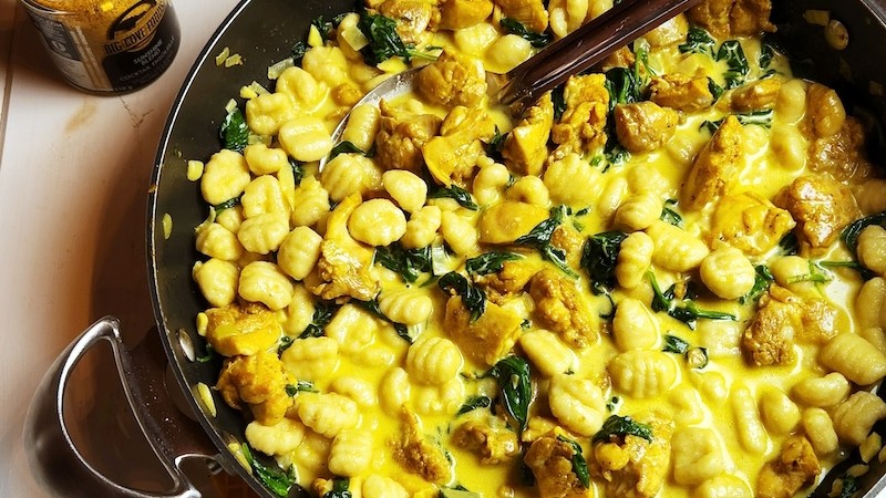 Image of Creamy Sunshine Gnocchi and Chicken