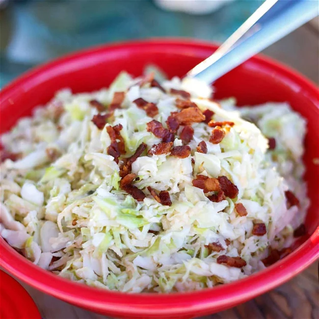 Image of Apple Coleslaw With A Creamy Citrus Dressing