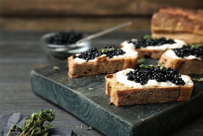 Image of Caviar Eleganza Crostini