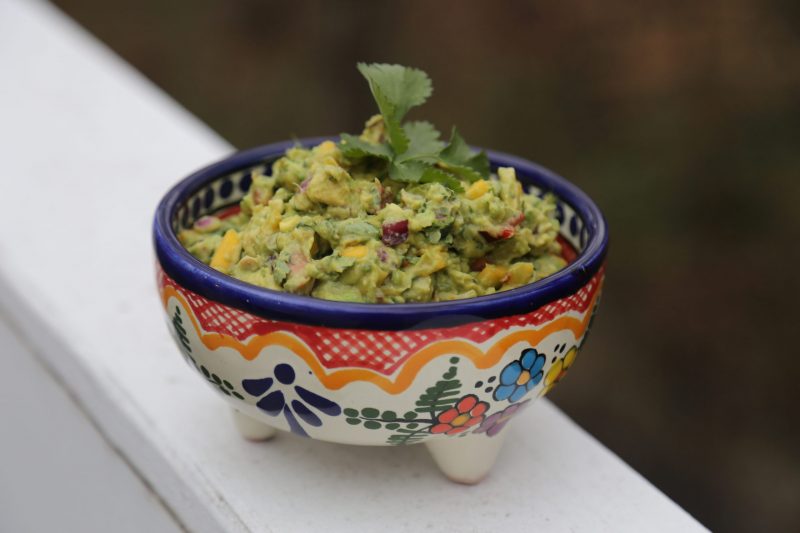 Spicy Smoky Mango Guacamole
