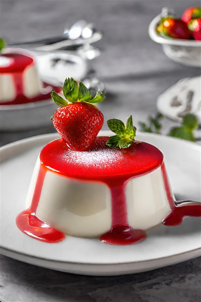 Image of Strawberry Panna Cotta