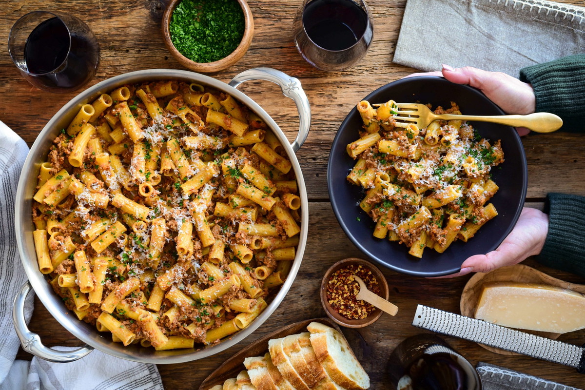 Christina's Gluten-Free Pasta Bolognese