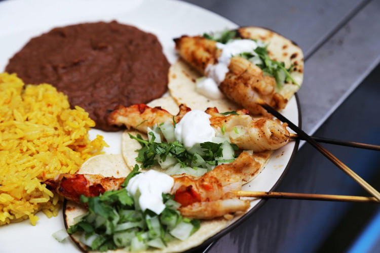 Image of Serve with whatever sides you want. I like beans and rice.