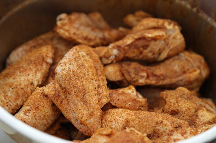 Image of Toss liberally with the rub until everything is nice and coated. 