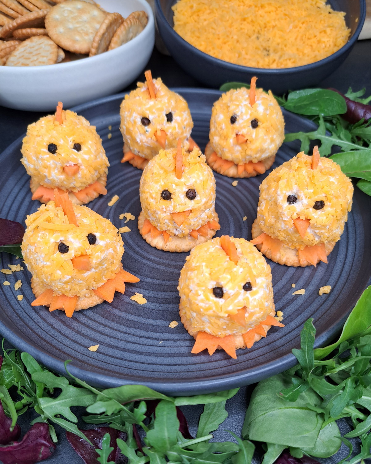 Entzückende Frischkäse-Küken