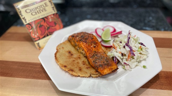 Image of Chipotle Chive Crusted Salmon