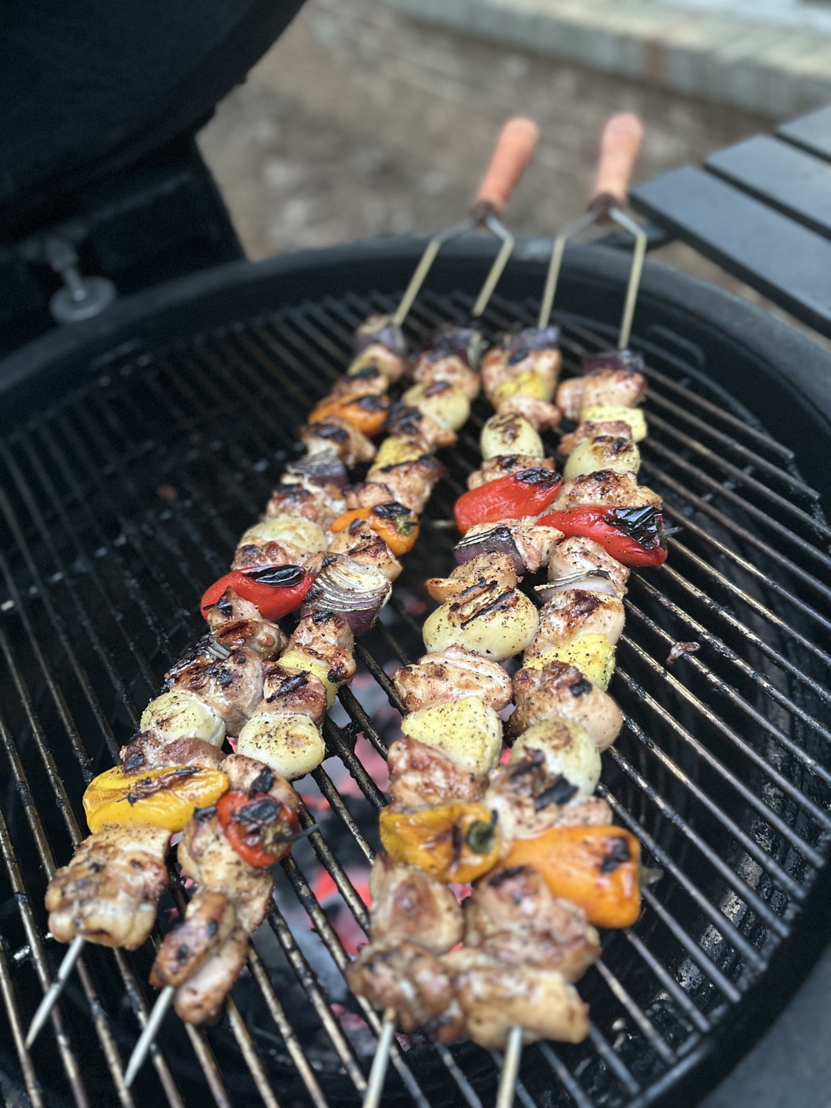 Teriyaki Marinated Chicken Kebabs!