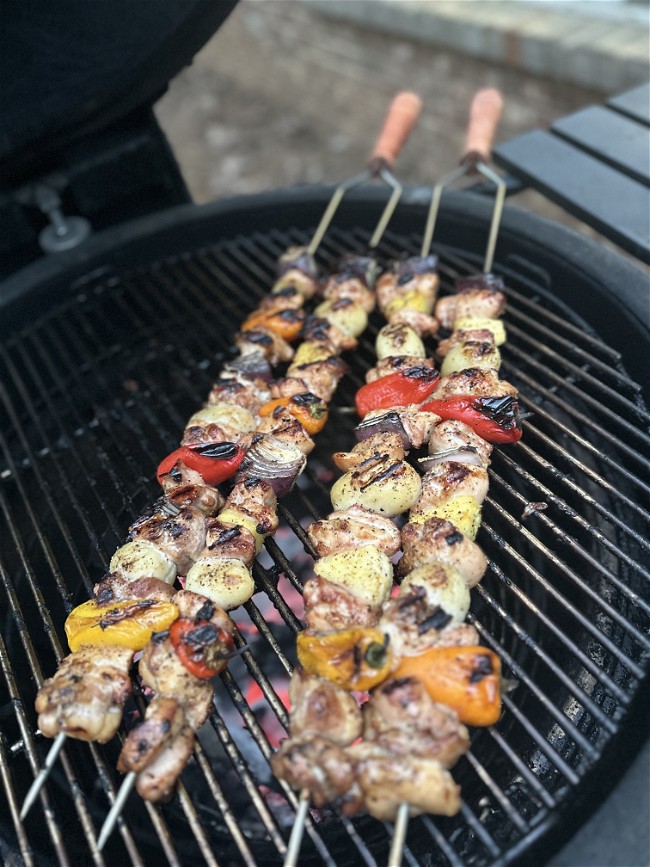 Image of Teriyaki Marinated Chicken Kebabs!