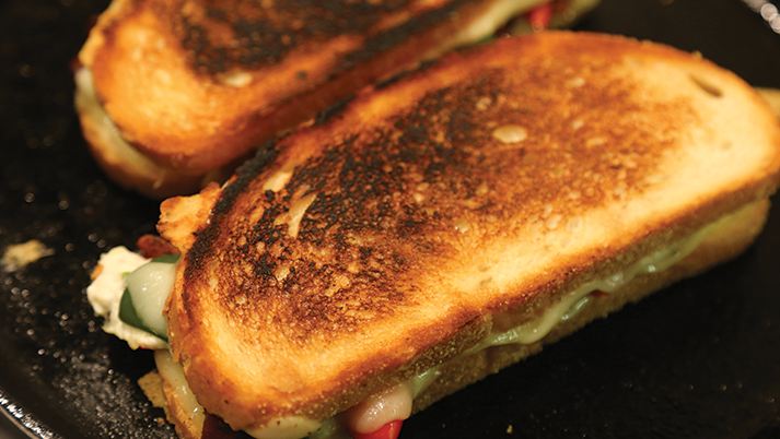 Image of Bacon Jalapeño Habañero Popper Grilled Cheese