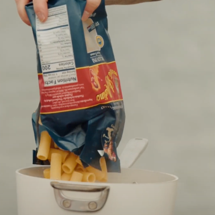 Image of Boil pasta and add pasta 