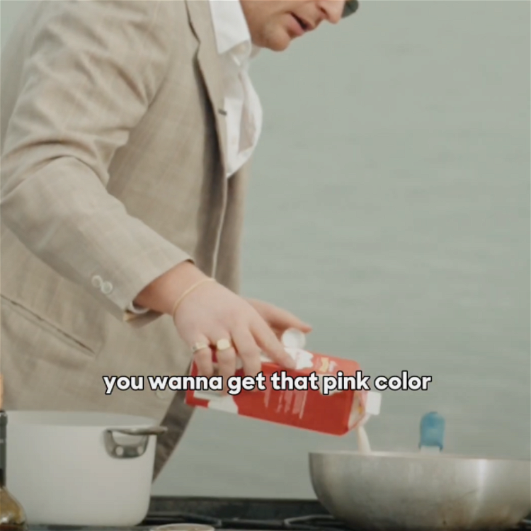 Image of Add a ½ cup of heavy cream