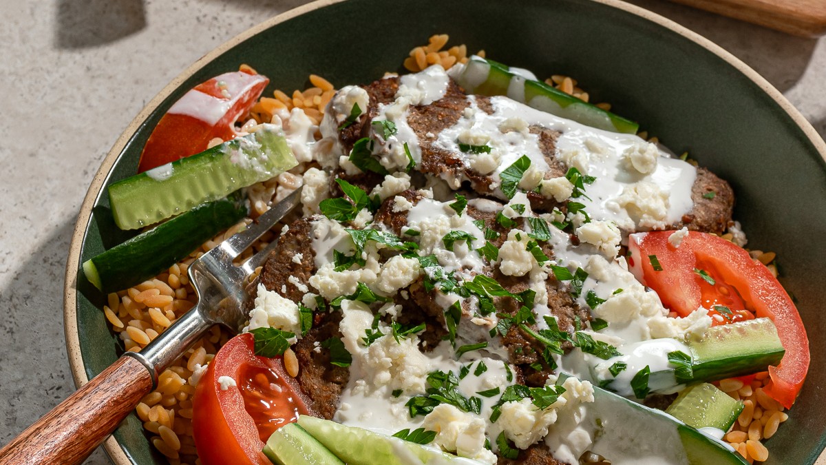 Image of Homemade Gyro Bowl Recipe