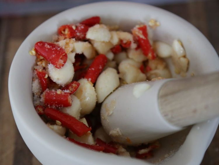 Image of Add soy sauce, fish sauce, lime zest and lime juice,...