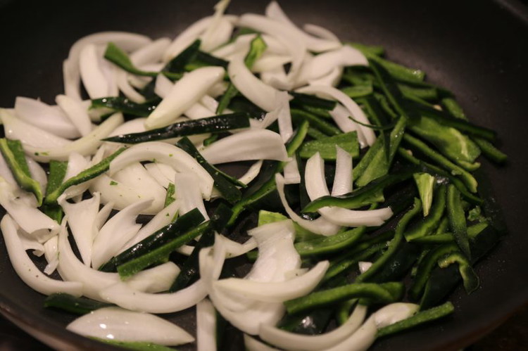 Image of For this recipe I use the ratio of 1 good size sweet onion to 4 poblanos to serve around a dozen tacos. Half or double to your hart’s content.
