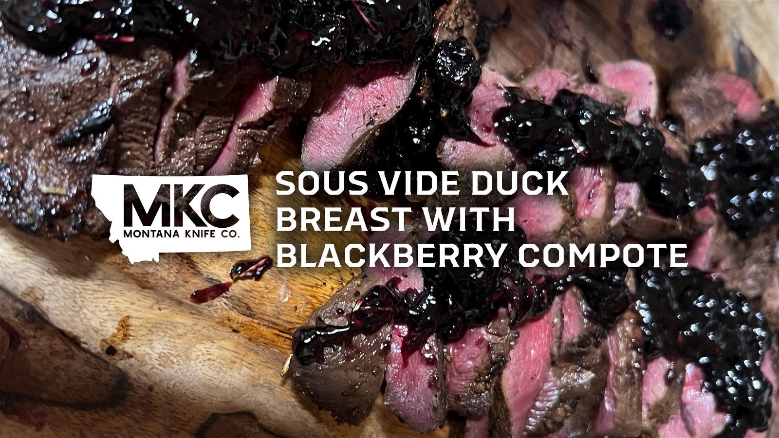 Image of Sous Vide Duck Breast With Blackberry Compote
