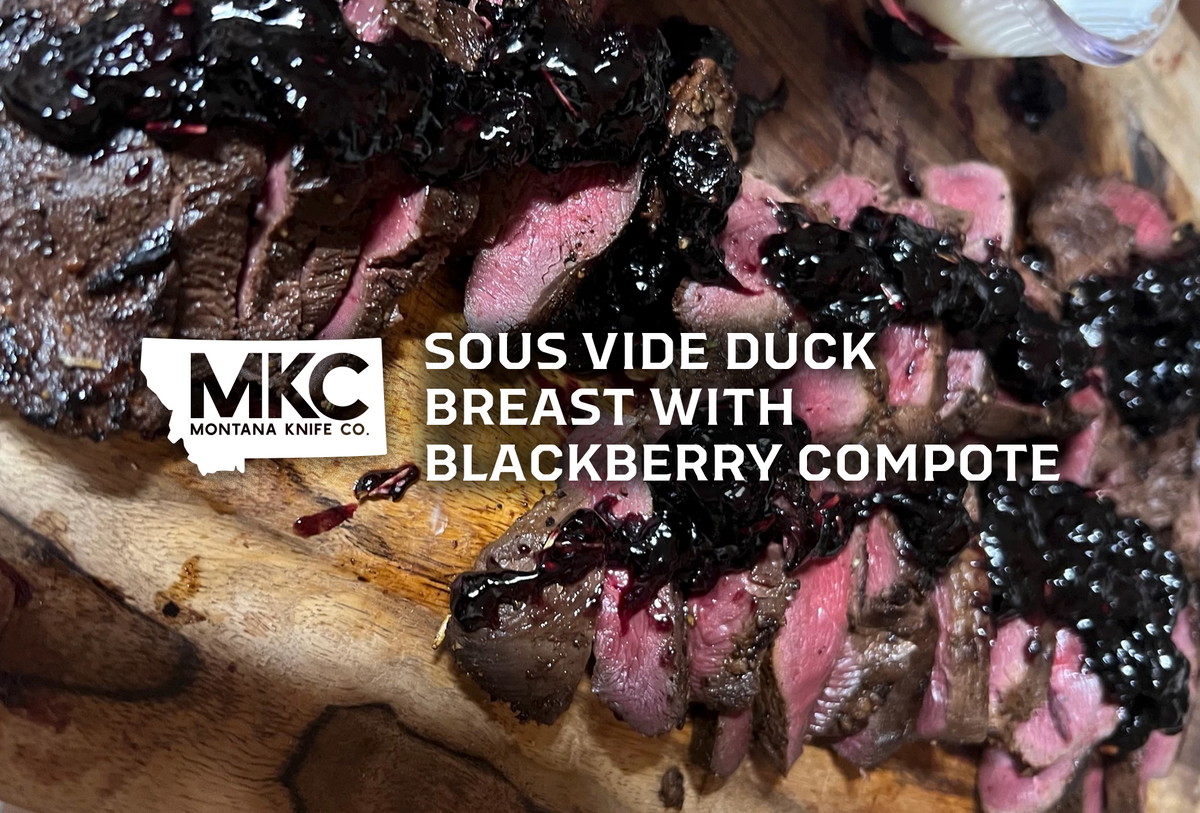 Sous Vide Duck Breast With Blackberry Compote