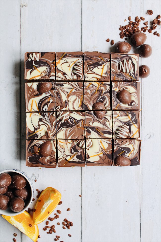 Image of Chocolate Orange and Caramel Crispy Squares