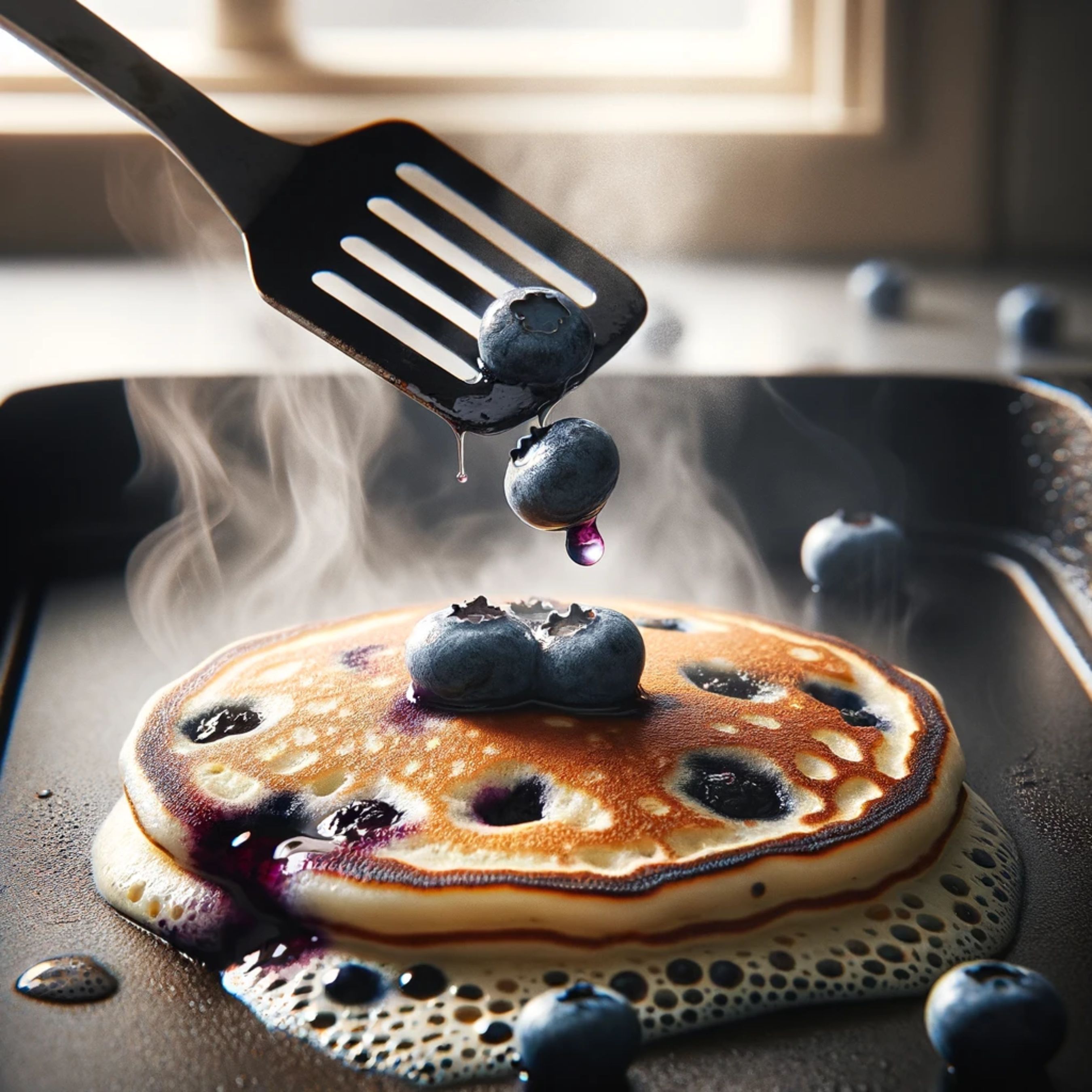 Image of How to Make the Best Sourdough Blueberry Pancakes Using Grand Moulins French Flour