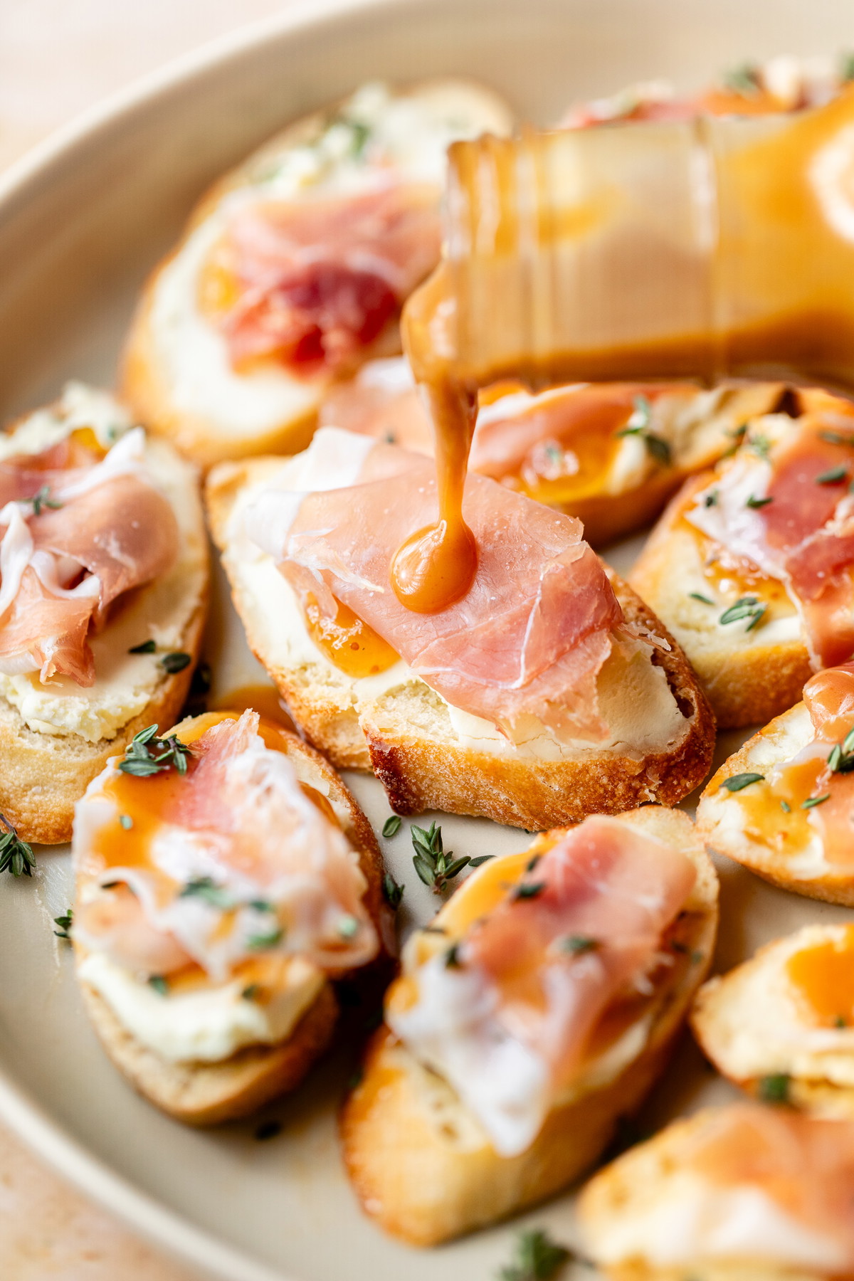 Honey Dijon Fig Crostini