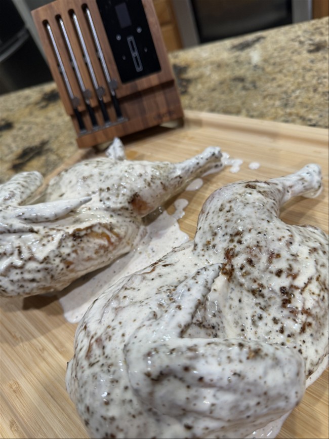 Image of Smoked Chicken with Alabama White Sauce