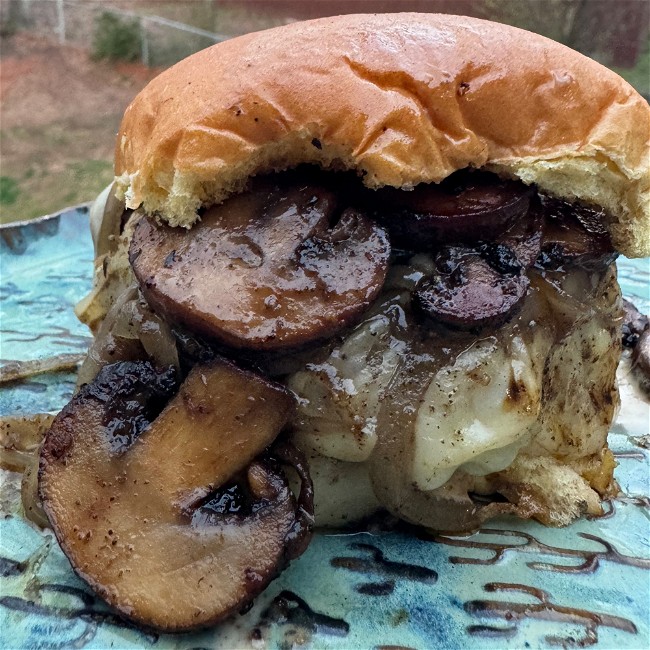 Image of Mushroom Swiss Burger