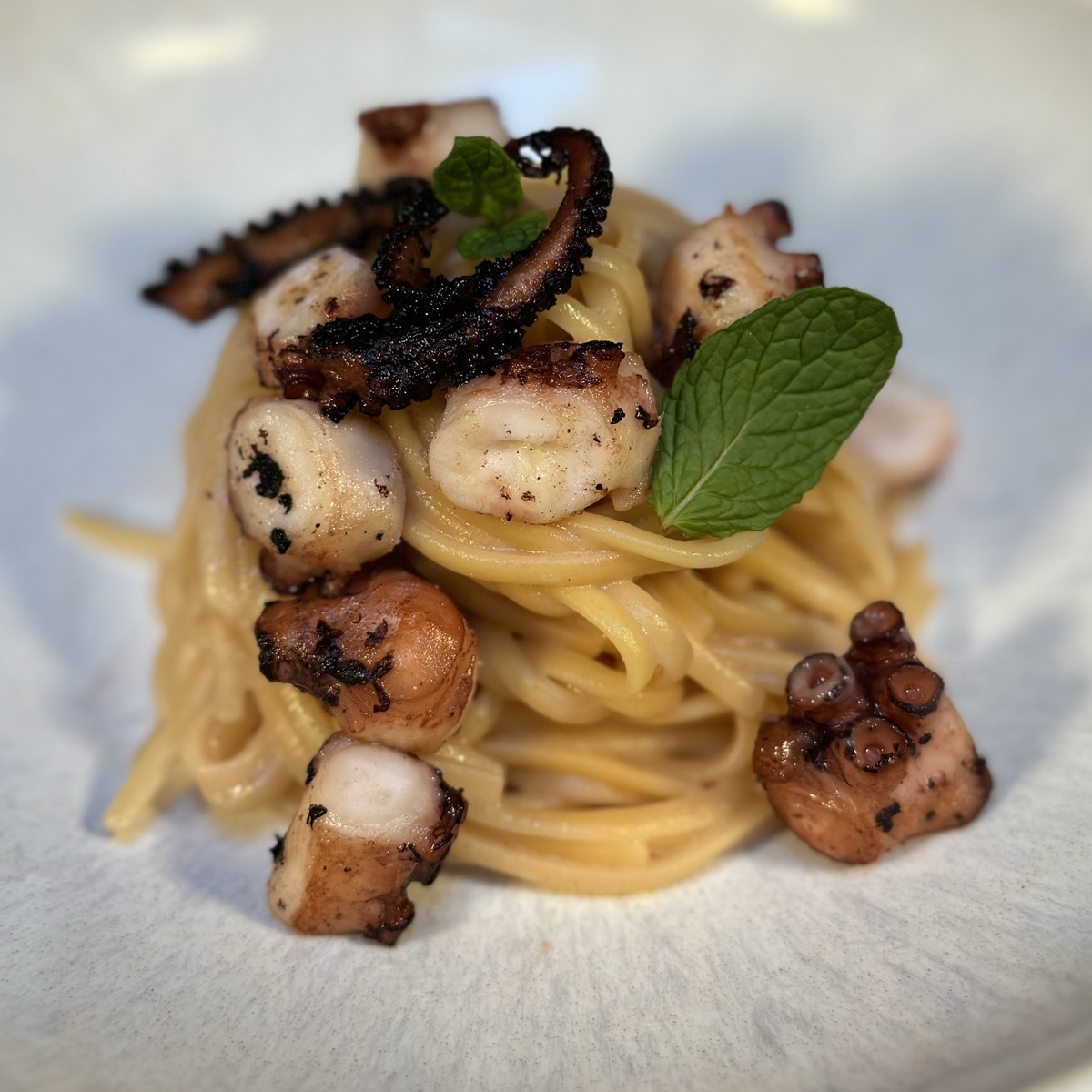 Cacio pepe e polpo 