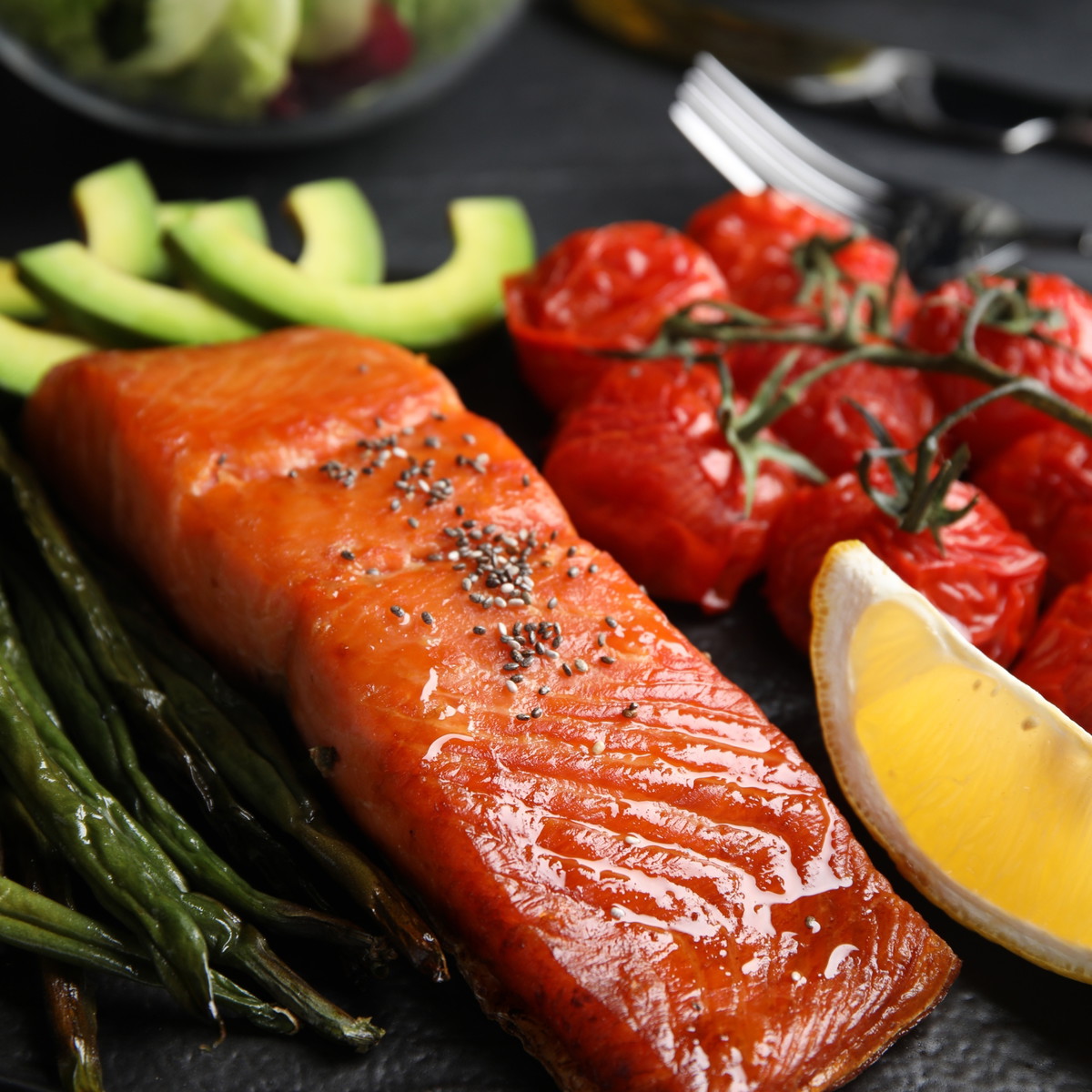 Air Fryer Chilli Salmon